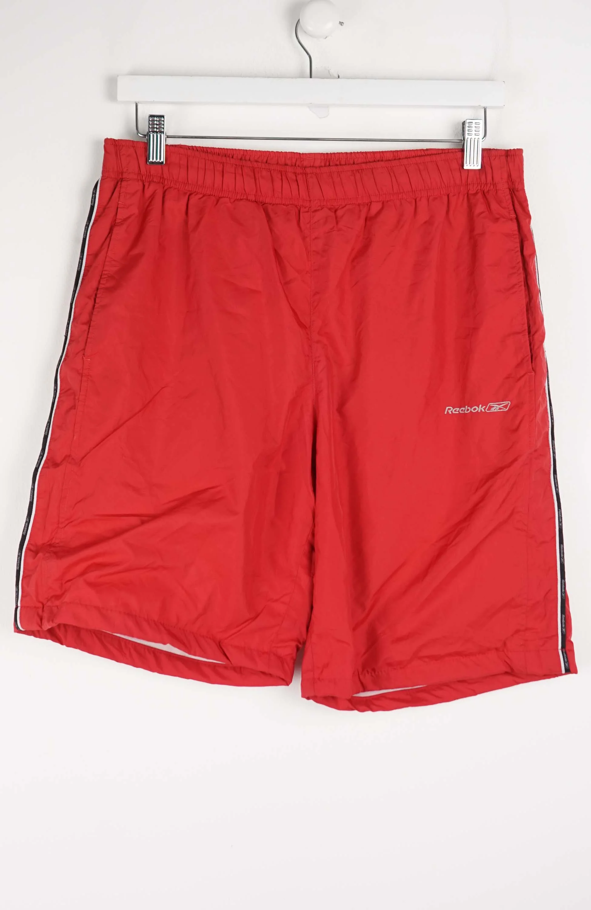 VINTAGE REEBOK TRACK PANT SHORTS (M)
