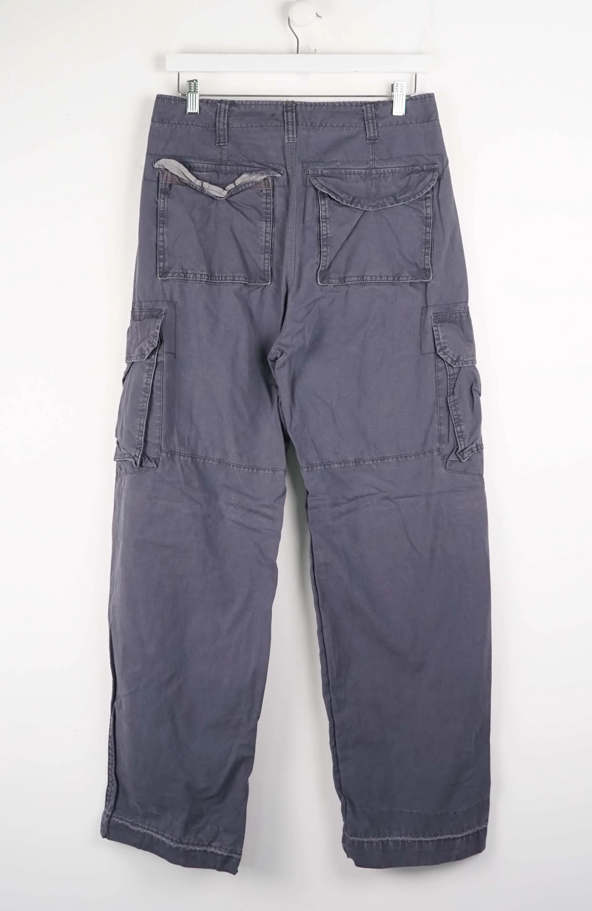 VINTAGE REWORK CARGO PANTS W32 - Image 3