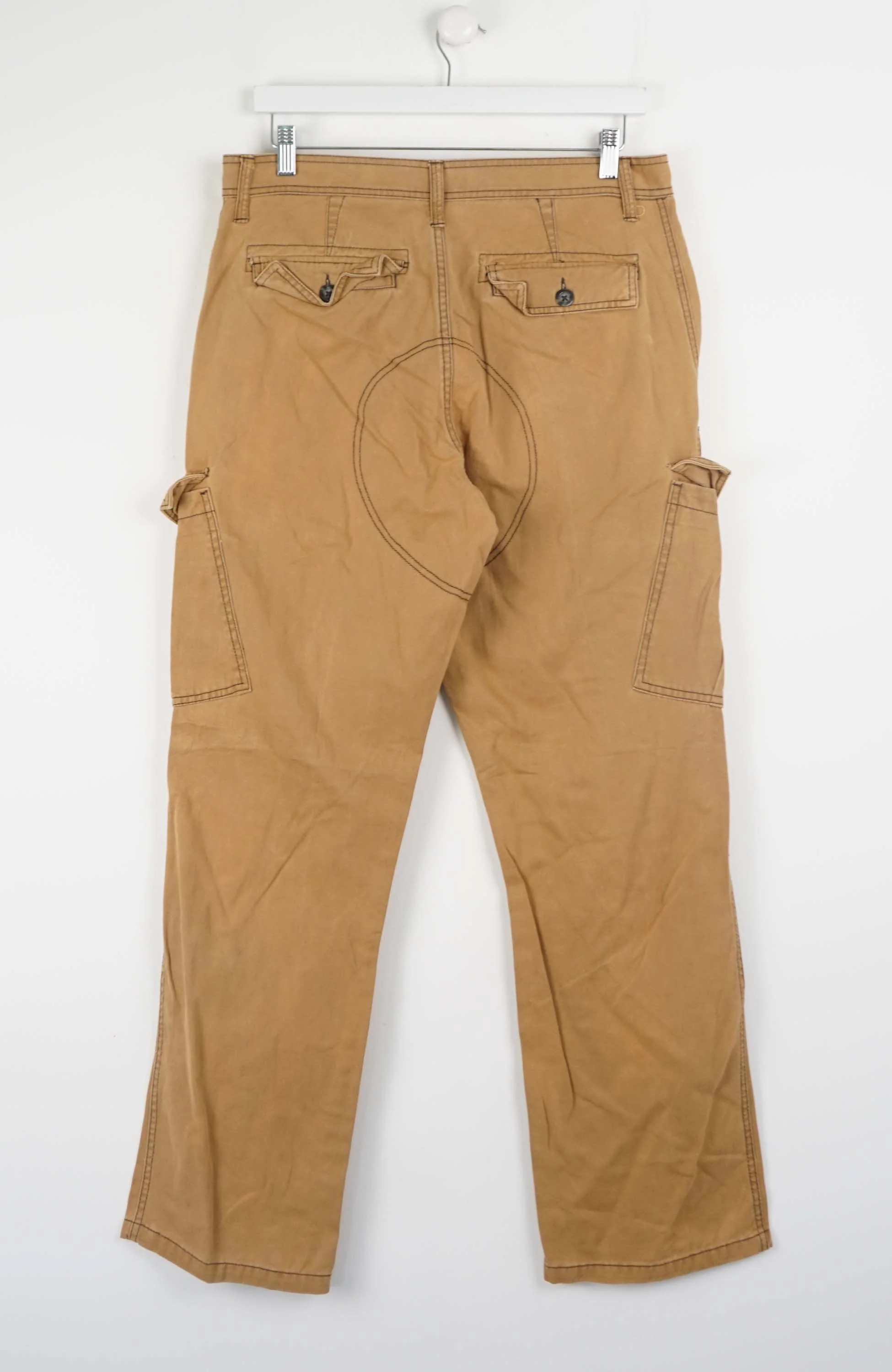 VINTAGE REWORK CARGO PANTS W34 - Image 3