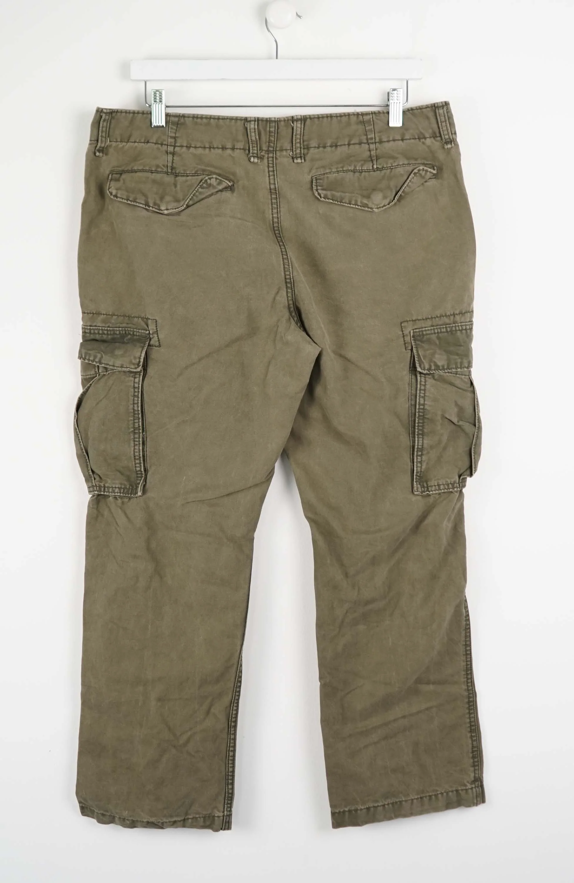 VINTAGE REWORK CARGO PANTS W38 - Image 3