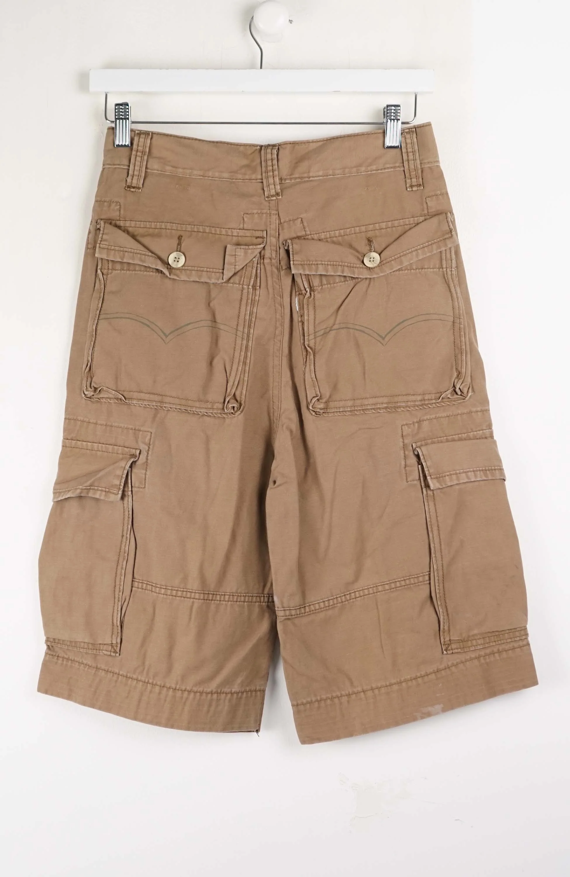 VINTAGE REWORK CARGO SHORTS W28 - Image 3