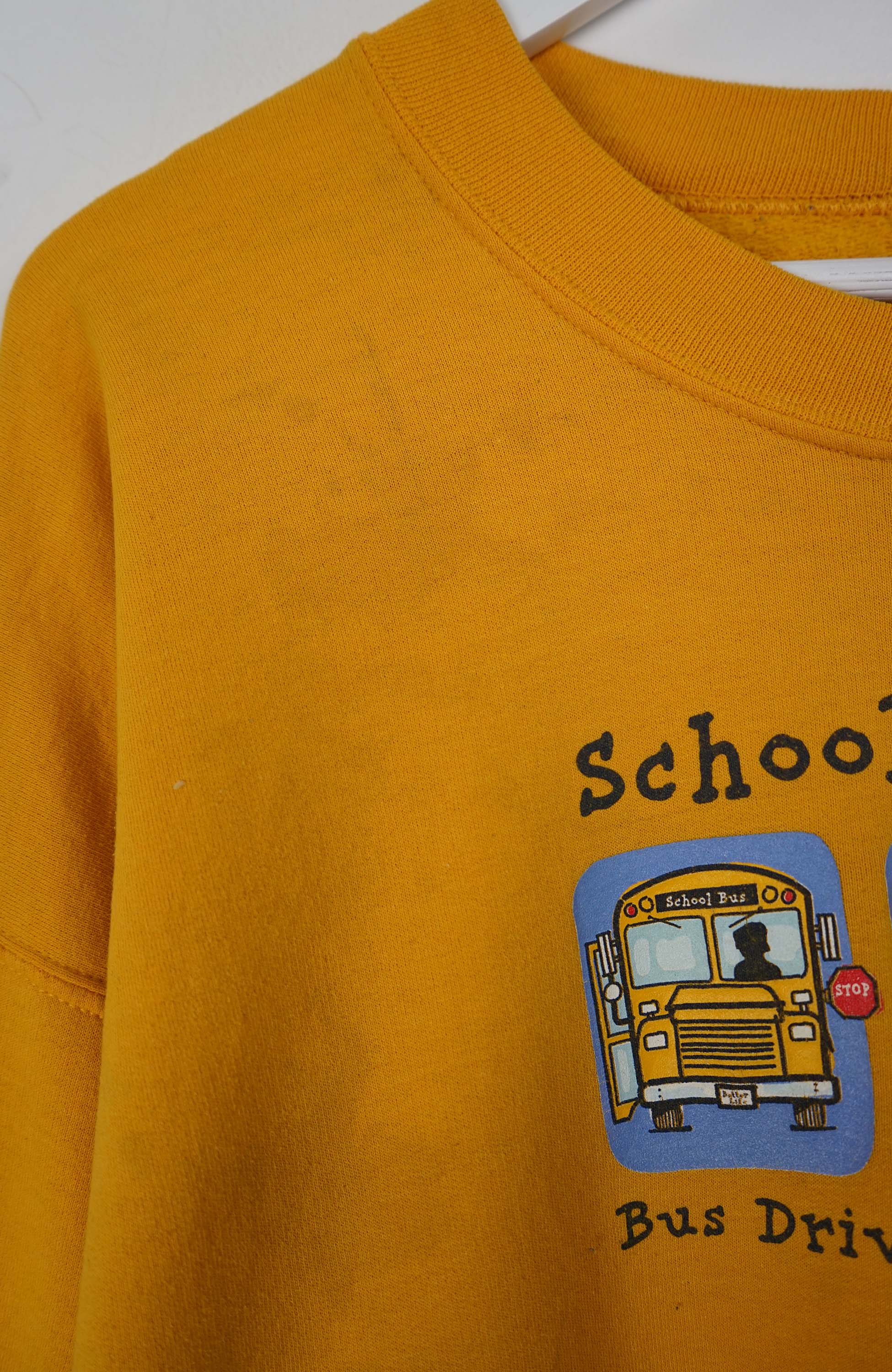 VINTAGE SCHOOL BUS SWEATER (XL) - Image 3