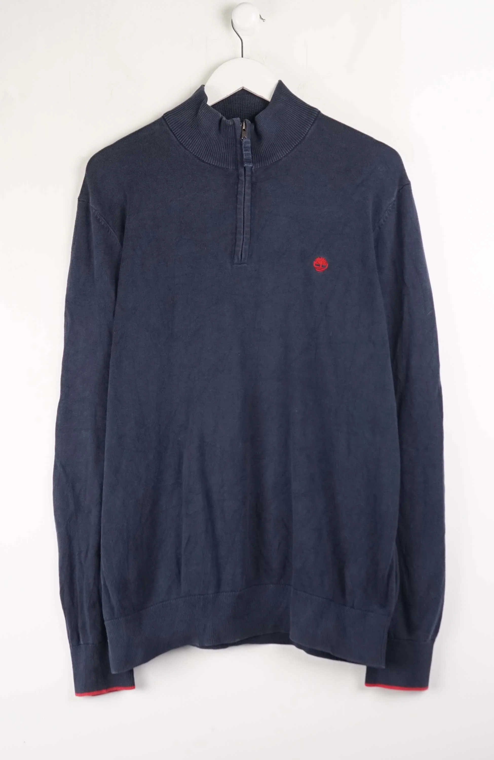 VINTAGE TIMBERLAND 1/4 ZIP SWEATER (XL)