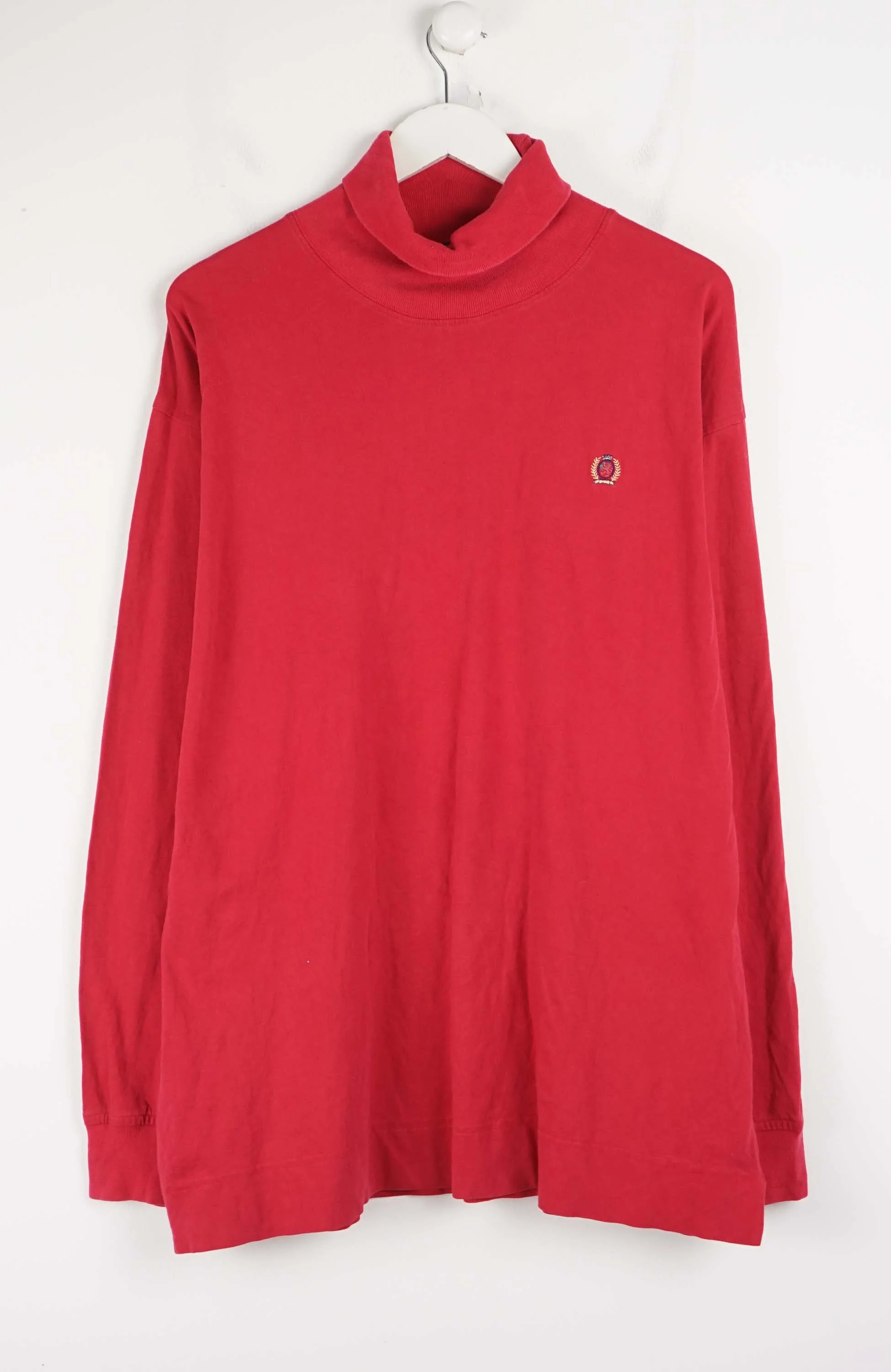 VINTAGE TOMMY HILFIGER TURTLENECK T-SHIRT (XL)