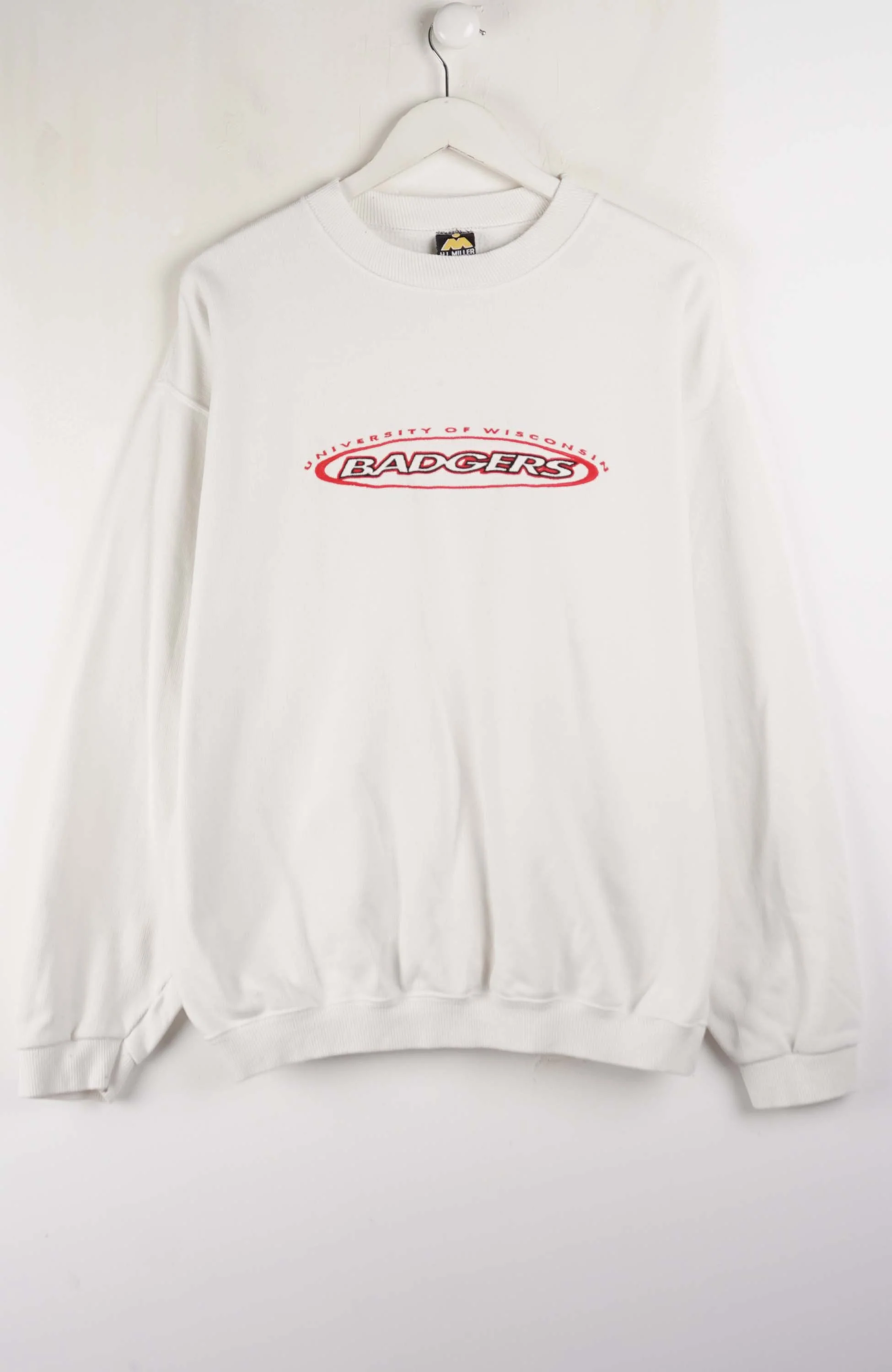 VINTAGE WISCONSIN BADGERS UNIVERSITY SWEATER (L)