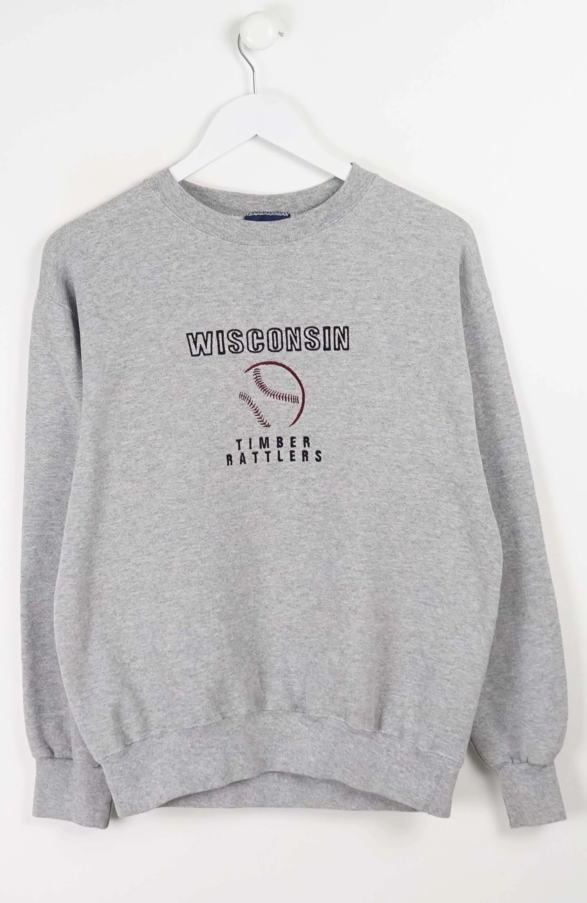 VINTAGE WISCONSIN COLLEGE SWEATER (S)