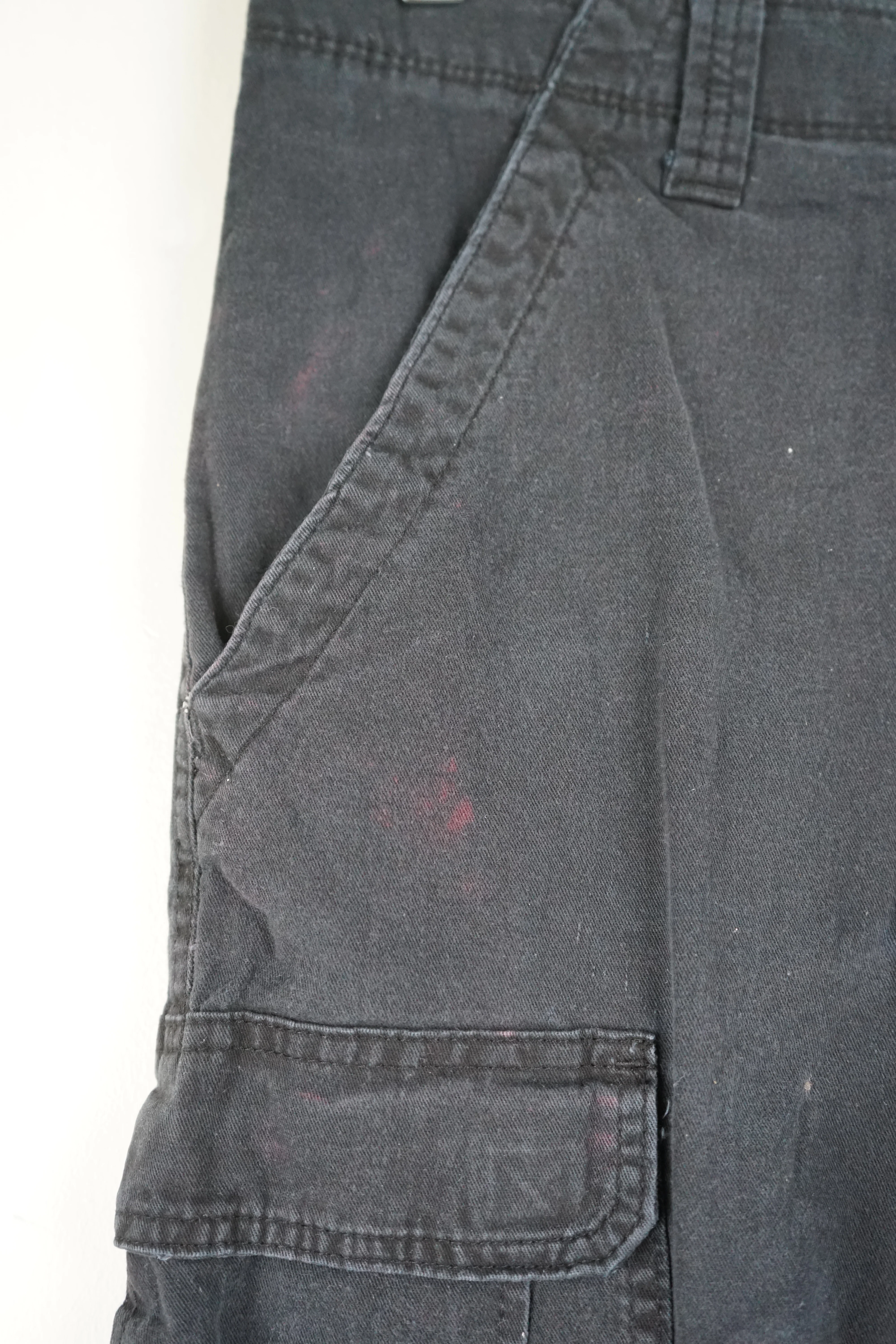 VINTAGE WRANGLER CARGO SHORTS W31 - Image 4